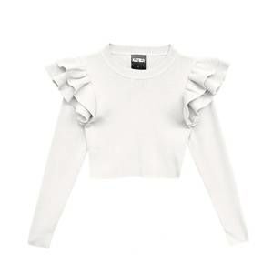 NEW KATIE J NYC long sleeve isla top in white